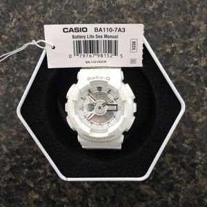 Casio White Baby-G watch
